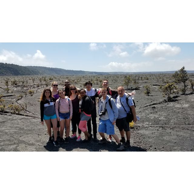 group photo, kilauea