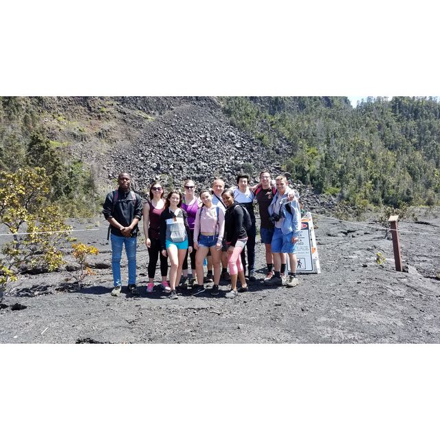 group photo, kilauea